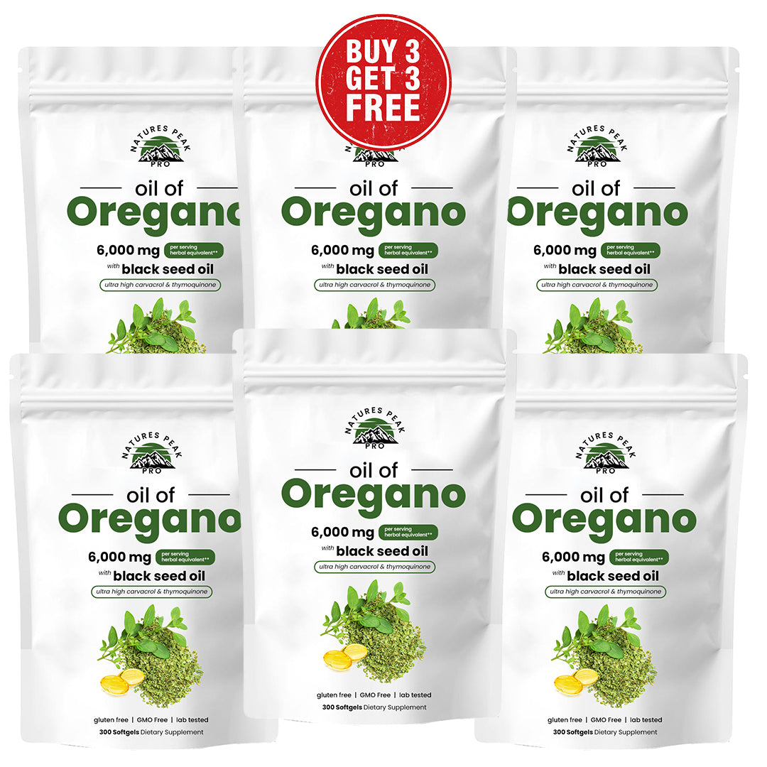 Oil of Oregano 2-in-1 with Black Seed Oil Softgels – 300 Count