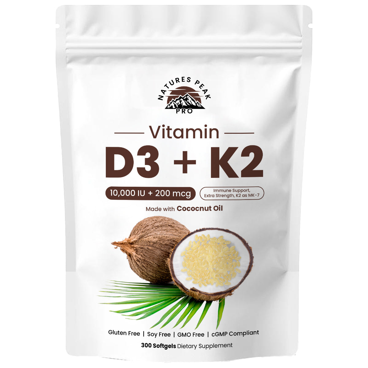 D3 + K2 (MK7) with Coconut Oil
