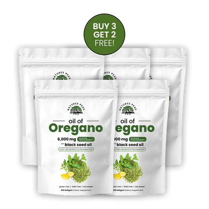 Oil of Oregano 2-in-1 with Black Seed Oil Softgels – 300 Softgels/Bag